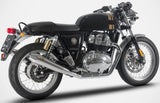 Exhaust Tip With Noise Certification Stainless Steel Polish - Zard Compatible With Royal Enfield Continental Gt (2021-2023)