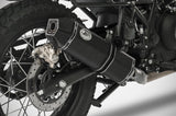 Exhaust Tip With Noise Certification Penta Low Steel Black Endcap Carbon - Zard Compatible With Royal Enfield Himalayan (2017-2023)