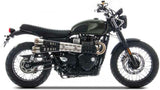 Exhaust Tip With Noise Certification Conical Stainless Steel - Zard Compatible With Triumph Scrambler 900 (2017-2023)