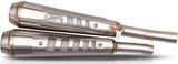 Exhaust Tip With Noise Certification Conical Stainless Steel - Zard Compatible With Triumph Scrambler 900 (2017-2023)