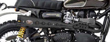 Complete Catalytic Exhaust System With Sound Certification Special Edition High Steel Black - Zard Compatible With Triumph Scrambler 900 (2001-2016)