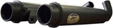 Exhaust Tip With Noise Certification Steel Black - Zard Compatible With Triumph Street Twin 900 (2016-2020)