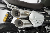Complete Non-Catalytic Exhaust System With Sound Certification Stainless Steel - Zard Compatible With Triumph Scrambler 1200 (2019-2020)