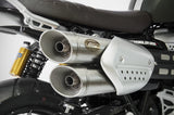 Exhaust Tip With Noise Certification Stainless Steel - Zard Compatible With Triumph Scrambler 1200 (2019-2020)