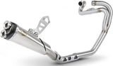 Complete Catalytic Exhaust System With Sound Certification Stainless Steel Endcap Carbon - Zard Compatible With Triumph Scrambler 1200 (2019-2020)