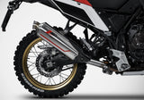 Exhaust Tip With Noise Certification Sabbia Stainless Steel - Zard Compatible With Yamaha Ténéré 700 (2021-2023)