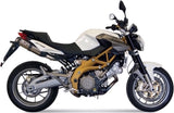 Dual Exhaust System With Sound Certification Suono Stainless Steel Carbon - Mivv Compatible With Aprilia Shiver 750 (2008-2016)