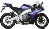 Complete Non-Catalytic Exhaust System With Sound Certification Delta Race Stainless Steel Carbon - Mivv Compatible With Aprilia Rs 125 (2021-2024)