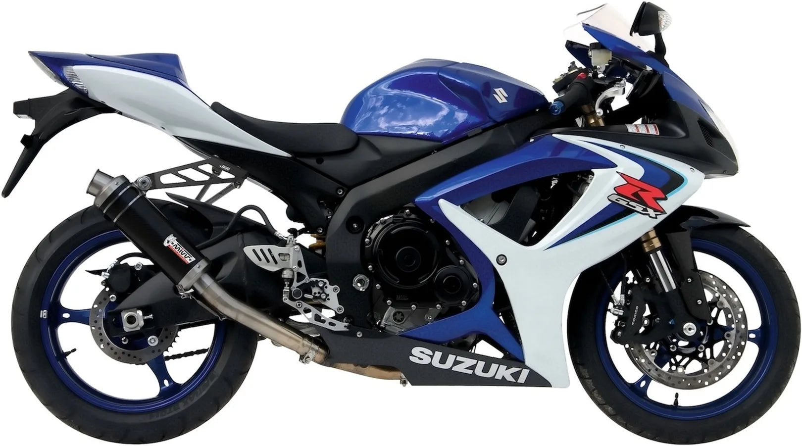 Catalytic Exhaust Tip With Sound Certification Gp Carbon - Mivv Compatible With Suzuki Gsx-R 750 (2006-2007)