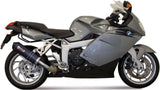 Non-Catalytic Exhaust Tip With Sound Certification Oval Carbon Carbon - Mivv Compatible With Bmw K 1200 R (2005-2008)