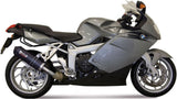 Catalytic Exhaust Tip With Sound Certification Oval Carbon Carbon - Mivv Compatible With Bmw K 1200 R (2005-2008)