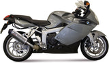 Non-Catalytic Exhaust Tip With Sound Certification Oval Titanium Carbon - Mivv Compatible With Bmw K 1200 Gt (2005-2008)