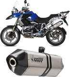 Exhaust Tip With Noise Certification Speed Edge Titanium Carbon - Mivv Compatible With Bmw R 1200 Gs (2008-2009)