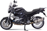 Exhaust Tip With Noise Certification Suono Stainless Steel Carbon - Mivv Compatible With Bmw R 1200 (2008-2010)
