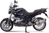 Exhaust Tip With Noise Certification Suono Stainless Steel Carbon - Mivv Compatible With Bmw R 1200 (2008-2010)