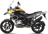 Exhaust Tip With Noise Certification Suono Steel Black Carbon - Mivv Compatible With Bmw R 1200 Gs Adventure (2010-2012)