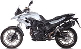 Exhaust Tip With Noise Certification Speed Edge Steel Black Carbon - Mivv Compatible With Bmw F 700 Gs (2012-2017)