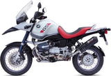 Non-Catalytic Exhaust Tip With Sound Certification Oval Carbon Carbon - Mivv Compatible With Bmw R 1150 Gs Adventure (1999-2003)