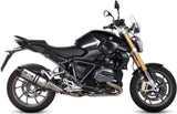 Exhaust Tip With Noise Certification Speed Edge Stainless Steel Carbon - Mivv Compatible With Bmw R 1200 (2015-2018)