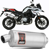 Exhaust Tip With Noise Certification Dakar Stainless Steel - Mivv Compatible With Bmw F 750 Gs (2018-2024)