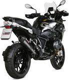 Exhaust Tip With Noise Certification Oval Carbon Carbon - Mivv Compatible With Bmw R 1250 Gs (2019-2023)