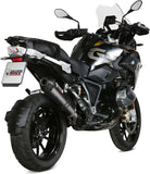 Exhaust Tip With Noise Certification Oval Carbon Carbon - Mivv Compatible With Bmw R 1250 Gs Adventure (2019-2023)