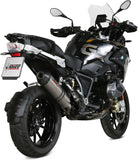 Exhaust Tip With Noise Certification Oval Titanium Carbon - Mivv Compatible With Bmw R 1250 Gs (2019-2023)