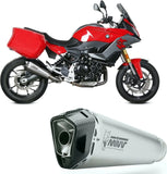 Exhaust Tip With Noise Certification Delta Race Stainless Steel Carbon - Mivv Compatible With Bmw F 900 Xr (2020-2024)