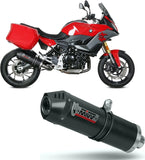 Exhaust Tip With Noise Certification Oval Carbon Carbon - Mivv Compatible With Bmw F 900 Xr (2020-2024)