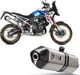 Exhaust Tip With Noise Certification Speed Edge Stainless Steel Carbon - Mivv Compatible With Bmw F 900 Gs (2024)