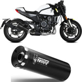 Exhaust Tip With Noise Certification Hr-1 Steel Black - Mivv Compatible With Cfmoto 700 Cl-X (2023-2024)