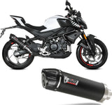 Exhaust Tip With Noise Certification Gp Carbon - Mivv Compatible With Cfmoto 450 Nk (2023-2024)
