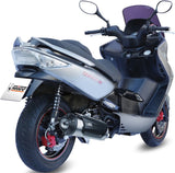 Complete Non-Catalytic Exhaust System With Sound Certification Urban Stainless Steel - Mivv Compatible With Kymco Xciting 250 (2006-2007)