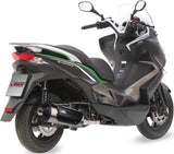 Complete Non-Catalytic Exhaust System With Sound Certification Urban Stainless Steel - Mivv Compatible With Kymco Superdink 300 (2009-2012)