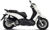 Complete Non-Catalytic Exhaust System With Sound Certification Urban Stainless Steel - Mivv Compatible With Piaggio Beverly 300 (2010-2013)