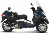 Complete Catalytic Exhaust System With Sound Certification Urban Stainless Steel - Mivv Compatible With Piaggio Mp3 400 (2007-2011)