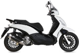 Complete Non-Catalytic Exhaust System With Sound Certification Urban Stainless Steel - Mivv Compatible With Piaggio Beverly 125 (2014-2016)