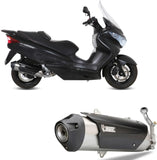 Complete Non-Catalytic Exhaust System With Sound Certification Urban Stainless Steel - Mivv Compatible With Suzuki Uh 200 Burgman (2007-2015)
