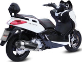 Complete Non-Catalytic Exhaust System With Sound Certification Urban Stainless Steel - Mivv Compatible With Yamaha X-Max 250 (2006-2016)