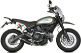 Catalytic Exhaust Tip With Sound Certification Gppro Steel Black - Mivv Compatible With Ducati Scrambler 800 (2015-2020)