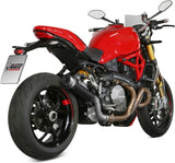 Non-Catalytic Exhaust Tip With Sound Certification Gppro Carbon - Mivv Compatible With Ducati Monster 1200 (2017-2021)