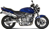 Exhaust Tip With Noise Certification Oval Stainless Steel - Mivv Compatible With Honda Hornet 600 (1998-2000)