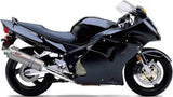 Dual Non-Catalytic Exhaust System With Sound Certification Oval Titanium - Mivv Compatible With Honda Cbr 1100 Xx (1997-2006)