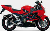 Catalytic Exhaust Tip With Sound Certification Gp Steel Black - Mivv Compatible With Honda Cbr 600 F (2001-2010)