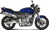 Catalytic Exhaust Tip With Sound Certification Oval Stainless Steel - Mivv Compatible With Honda Hornet 600 (2003-2006)