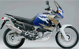 Exhaust Tip With Noise Certification Oval Stainless Steel - Mivv Compatible With Honda Xrv 750 Africa Twin (1993-2002)