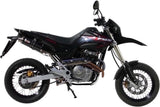 Dual Exhaust System With Sound Certification Gp Carbon - Mivv Compatible With Honda Fmx 650 (2005-2006)