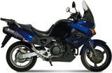 Dual Non-Catalytic Exhaust System With Sound Certification Oval Carbon Carbon - Mivv Compatible With Honda Xl 1000 Varadero (2003-2011)