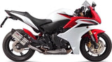 Exhaust Tip With Noise Certification Suono Stainless Steel Carbon - Mivv Compatible With Honda Hornet 600 (2007-2013)