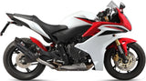 Exhaust Tip With Noise Certification Suono Steel Black Carbon - Mivv Compatible With Honda Hornet 600 (2007-2013)